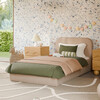 Nara Twin Bed in Chai Shearling - Beds - 2