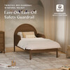 Twin/Full Bed Guardrail in Natural Walnut - Guard Rails - 3