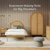 Bondi Cane Twin Bed in Honey - Beds - 3