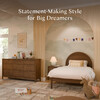 Bondi Twin Bed in Natural Walnut - Beds - 3