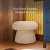 Mushroom Pouf in Chai Shearling - Ottomans - 4