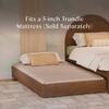 Twin Storage Trundle Bed in Natural Walnut - Beds - 4