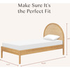 Bondi Cane Twin Bed in Honey - Beds - 5