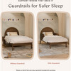 Twin/Full Bed Guardrail in Natural Walnut - Guard Rails - 5