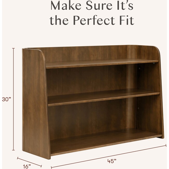 Melo Montessori-Inspired Bookcase in Natural Walnut - Storage - 5