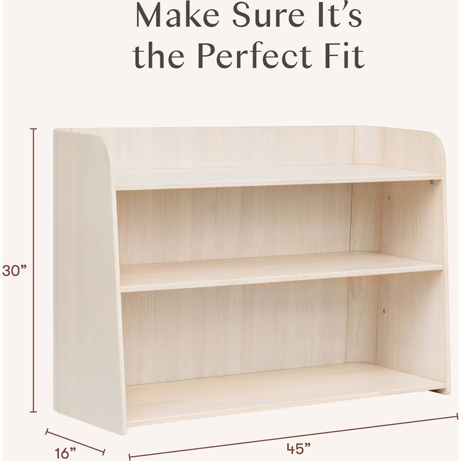 Melo Montessori-Inspired Bookcase in Washed Natural - Storage - 5