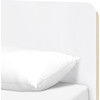 TipToe Twin Bed in White and Washed Natural - Beds - 5