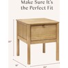 Bondi Nightstand, Assembled in Honey - Nightstands - 6