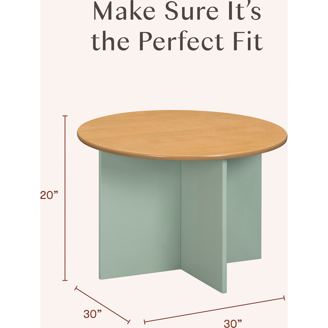 Nessa Nesting Play Table in Light Sage and Honey - Play Tables - 5