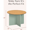 Nessa Nesting Play Table in Light Sage and Honey - Play Tables - 5