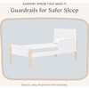 TipToe Twin Bed in White and Washed Natural - Beds - 6