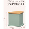 Nessa Nesting Play Table in Light Sage and Honey - Play Tables - 6