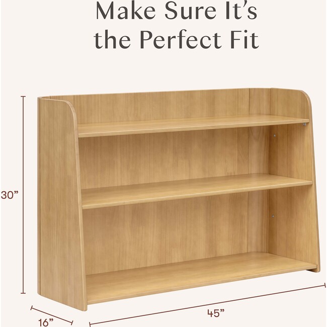 Melo Montessori-Inspired Bookcase in Honey - Storage - 5