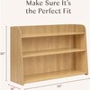 Melo Montessori-Inspired Bookcase in Honey - Storage - 5