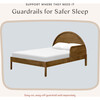 Bondi Full Bed in Natural Walnut - Beds - 5