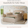 Nara Twin Bed in Chai Shearling - Beds - 6