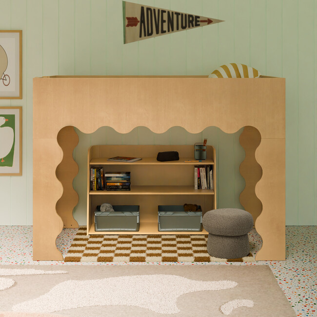Melo Montessori-Inspired Bookcase in Honey - Storage - 6