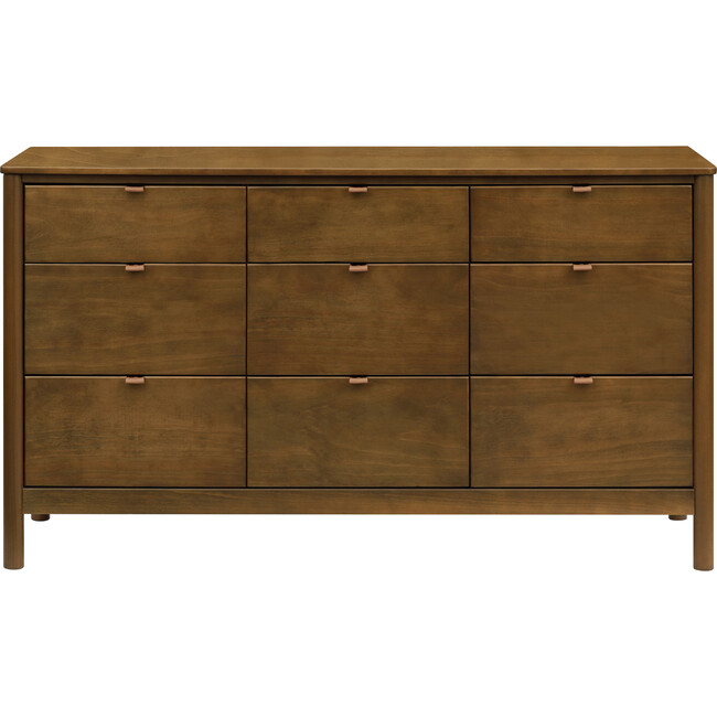 Bondi 9-Drawer Assembled Dresser in Natural Walnut