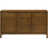 Bondi 9-Drawer Assembled Dresser in Natural Walnut - Dressers - 1 - thumbnail