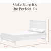 Palma Full Bed in White - Beds - 4