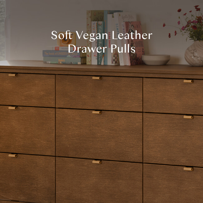 Bondi 9-Drawer Assembled Dresser in Natural Walnut - Dressers - 4