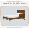 Palma Full Bed in Natural Walnut - Beds - 5