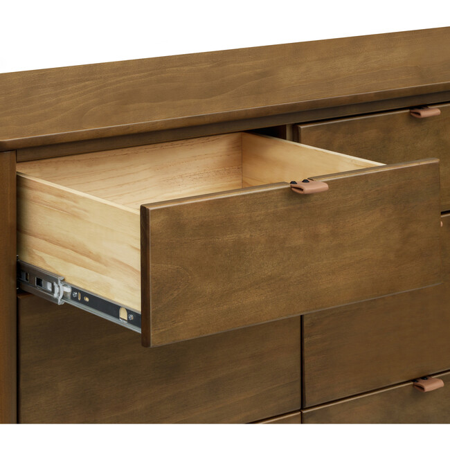 Bondi 9-Drawer Assembled Dresser in Natural Walnut - Dressers - 6