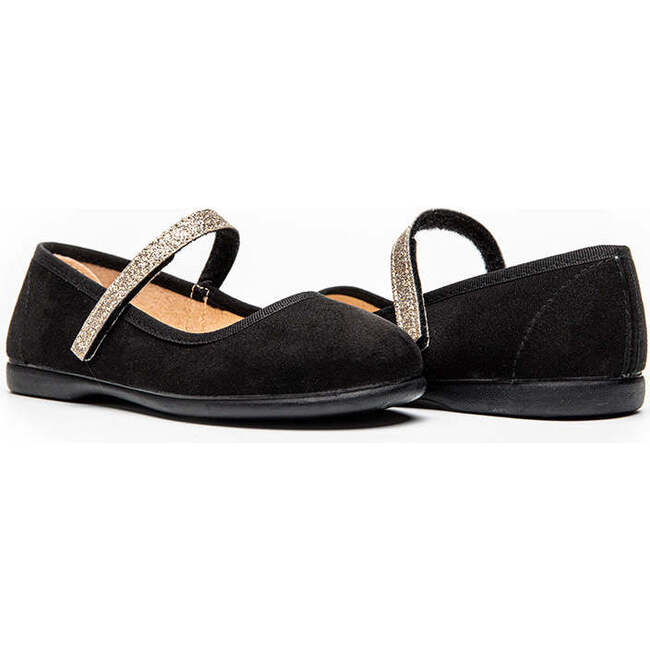 Vivi Mary Jane, Black & Gold - Mary Janes - 2