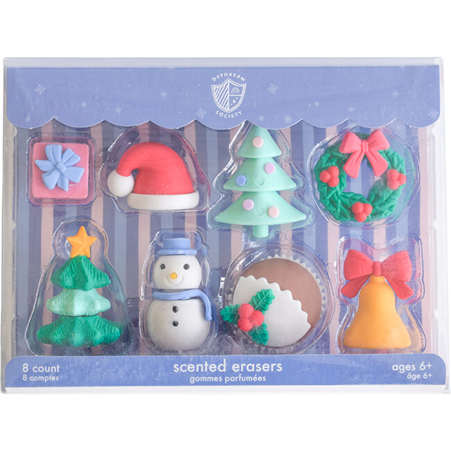 Christmas Eraser Set
