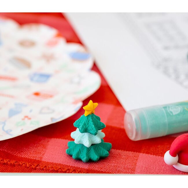 Christmas Eraser Set - School Supplies - 6