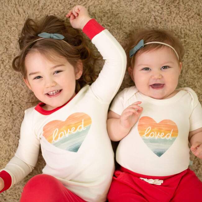 Pajamas, Loved Rainbow Heart - Pajamas - 2