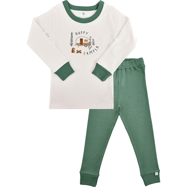 Pajamas, Happy Camper Pine Green