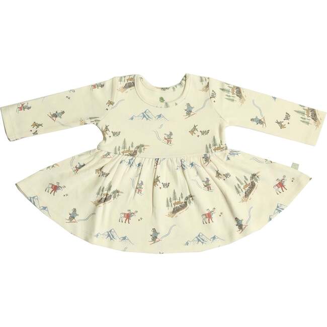 Long Sleeve Twirl Dress, Mountain Express - Dresses - 3
