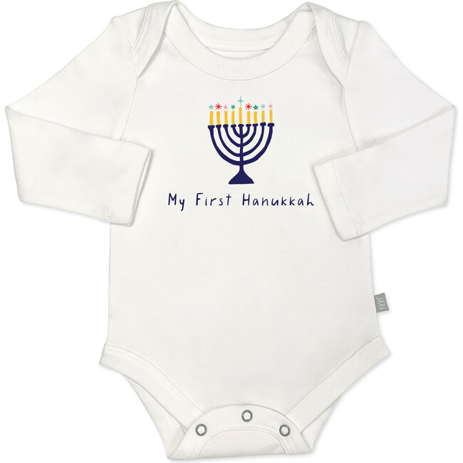 Long Sleeve Graphic Bodysuit, My First Hanukkah