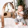 Knit Stroller Toy, Amelia The Giraffe - Stroller Accessories - 2