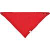 Kerchief Bib, Scarlet Red - Bibs - 4