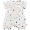 Short Sleeve Romper, Celestial - Rompers - 1 - thumbnail