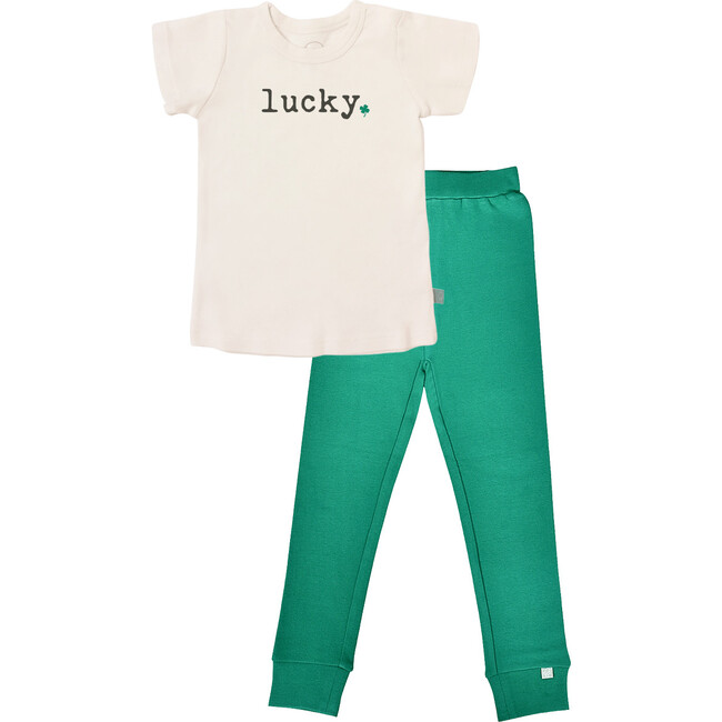 Short Sleeve Pajama Set, Lucky