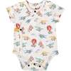 Short Bodysuit, Flying Pigs - Onesies - 1 - thumbnail