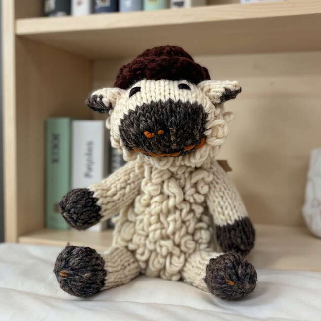 Wool Knit Buddy, Sawyer The Sheep