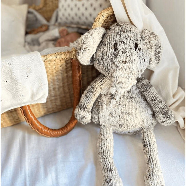 Wool Knit Buddy, Elliott The Elephant - Plush - 2
