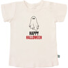 Graphic Tee, Happy Halloween Ghost - T-Shirts - 1 - thumbnail