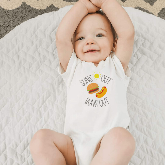 Graphic Bodysuit, Suns Out Buns Out - Onesies - 2