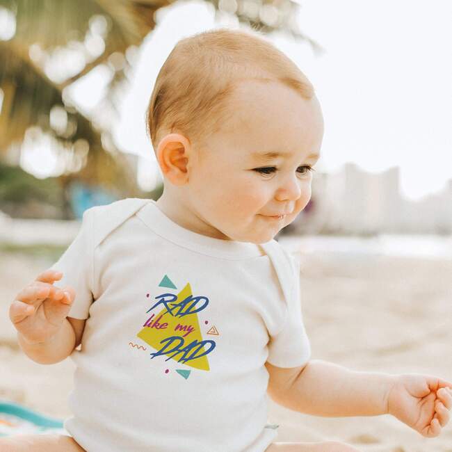 Graphic Bodysuit, Rad Like My Dad - Onesies - 2