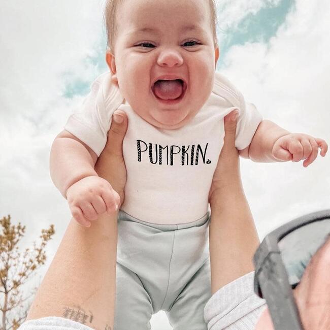 Graphic Bodysuit, Pumpkin - Onesies - 3