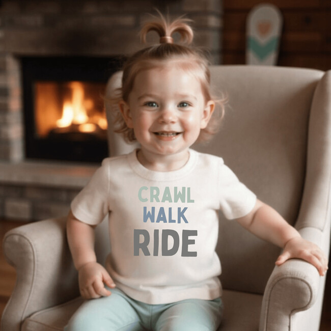 Graphic Tee, Crawl Walk Ride - T-Shirts - 2