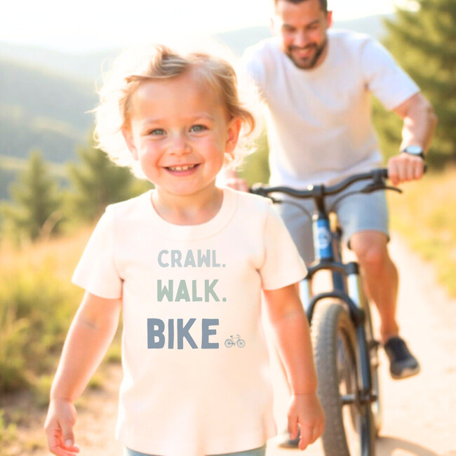 Graphic Tee, Crawl Walk Bike - T-Shirts - 2