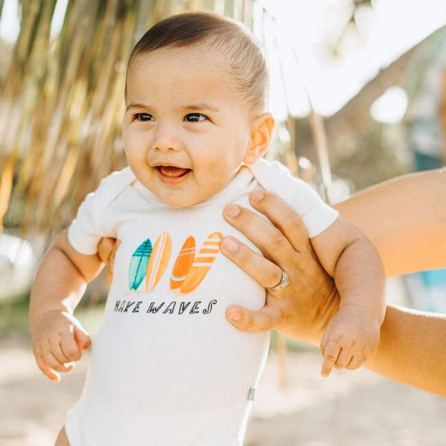 Graphic Bodysuit, Make Waves - Onesies - 2