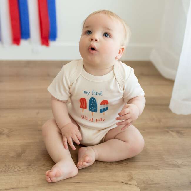 Graphic Bodysuit, Popsicles - Onesies - 4