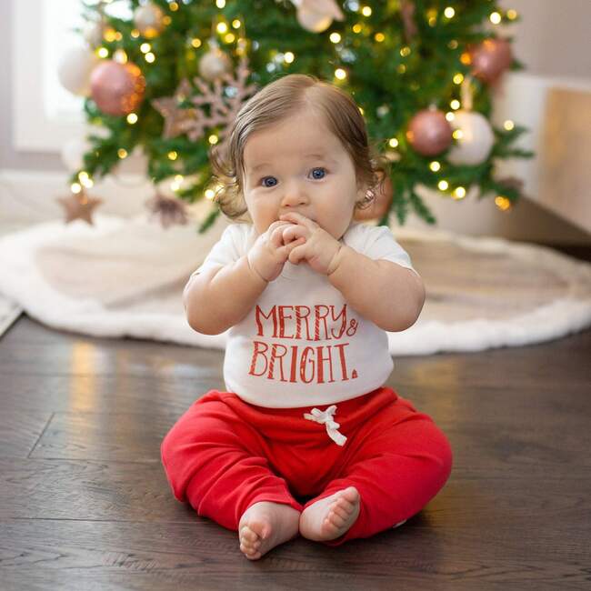 Graphic Bodysuit, Merry & Bright - Onesies - 2